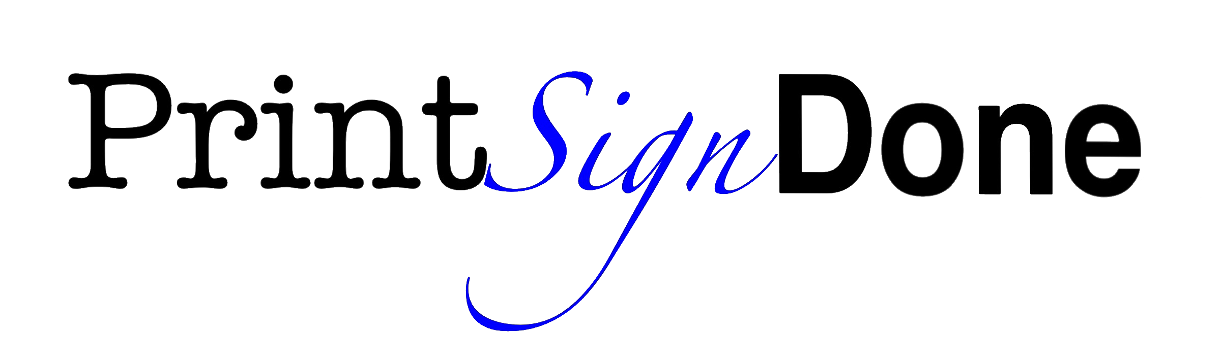 Print Sign Done